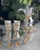 FLOWER DECOR 6PCS COFFEE CUPS