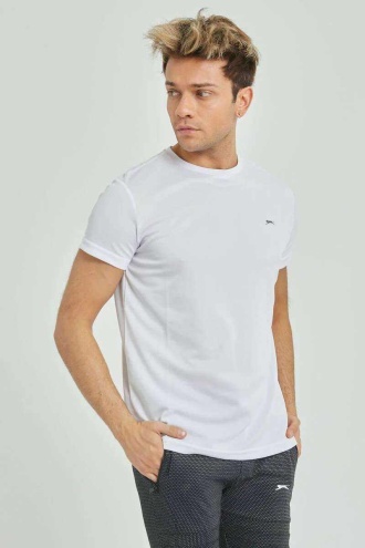 Slazenger REPUBLIC Erkek T-Shirt Beyaz