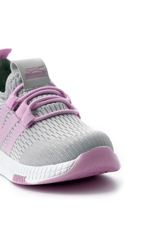 Slazenger Ebba Sneaker Çocuk Spor Ayakkabı Gri-Pembe