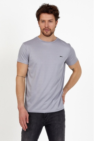 Slazenger REPUBLIC Erkek T-Shirt Gri