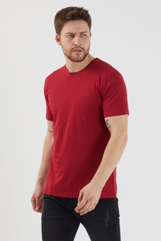 Slazenger Sander Erkek T-Shirt Bordo