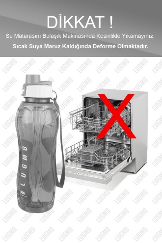 2 Adet Matara Suluk Kapaklı Okul Spor 750 ML