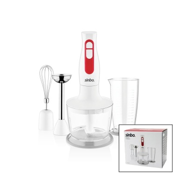 TURBO EL BLENDER SETİ DOĞRAYICI- MİKSER- BLENDER 2 KADEME HIZ 600ML HAZNE - 700ML ÖLÇÜ KABI