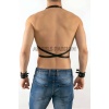 Deri Erkek Göğüs Üzeri Harness