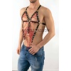 Lastik Erkek Harness - Özel Üretim Erkek Harness - Seksi Lastik Erkek Harness