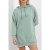 Oversize Kapşonlu Sweat Mint