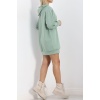 Oversize Kapşonlu Sweat Mint