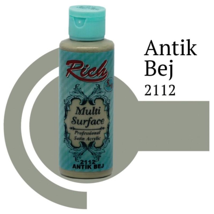 Rich Multi Surface 2112 Antik Bej Akrilik Boya 120 cc