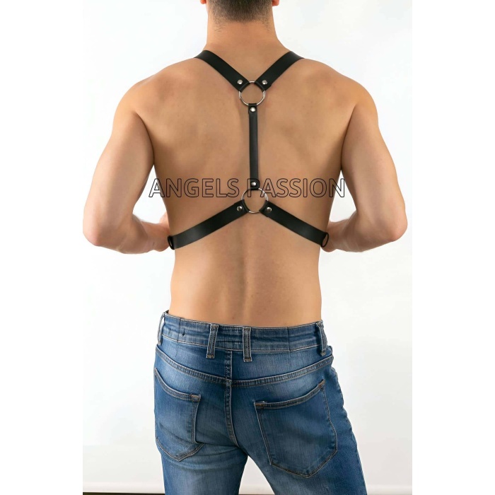 Erkek Göğüs Harness - Sexy Erkek Harness - Erkek Deri Aksesuar