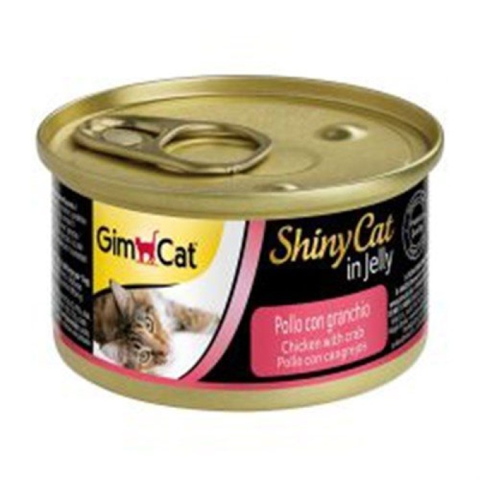 GimCat Shinycat Tavuklu ve Yengeçli Kedi Konserves 70 Gr