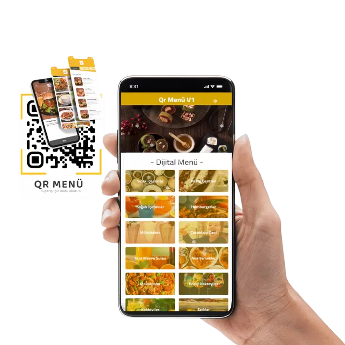 Vip QR Menü V1 Web Site Teması