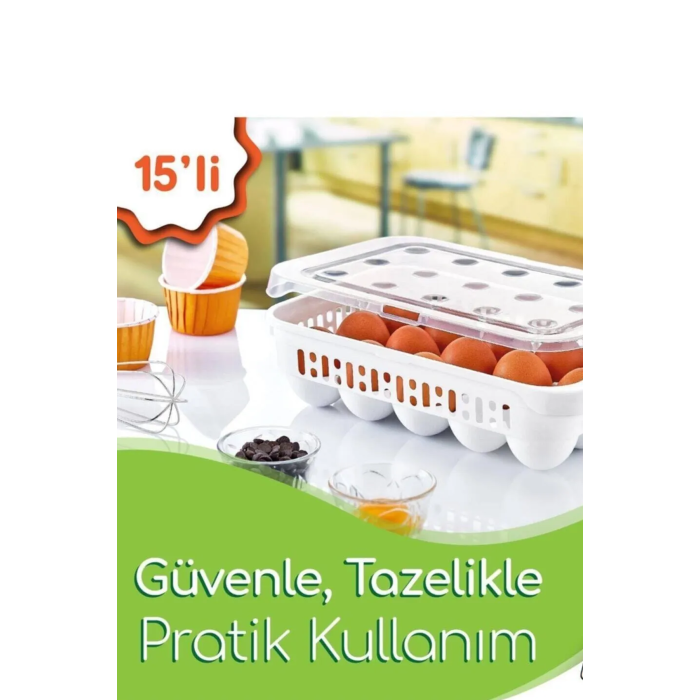 15 Bölmeli Yumurta Kabı