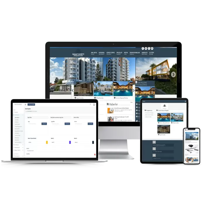 İnşaat Sitesi V5 Web Site Teması