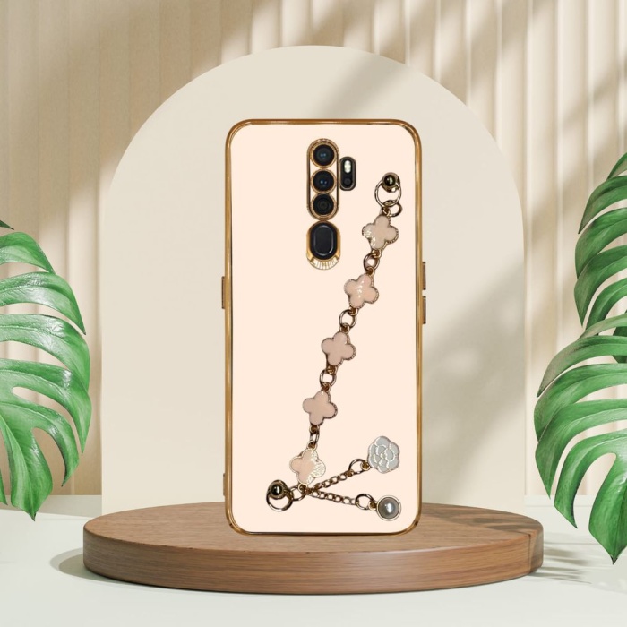 OPPO A9 2020 ELÇEK ŞANZELİZE KILIF ROSE GOLD