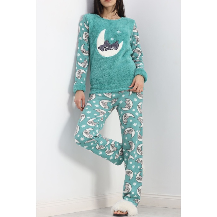 Polar Pijama Takımı Mint