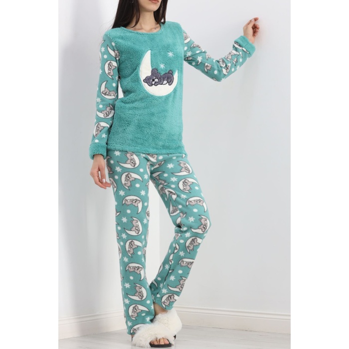 Polar Pijama Takımı Mint