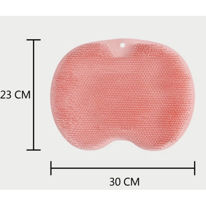 Pratik Vantuzlu Banyo Sırt Fırçası Ve Masaj Matı