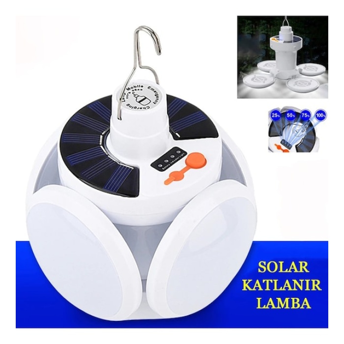 Solar 5 Kanatlı Kamp Lambası