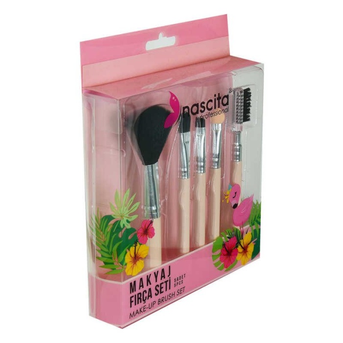 Makyaj Fırça Seti 5 Li Make-Up Brush Set Professional