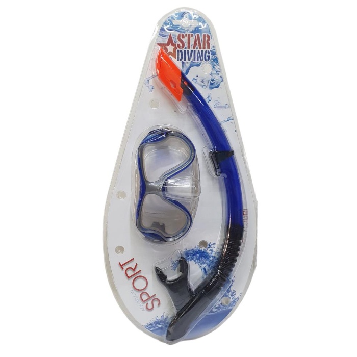 ÇNR-51715 - MASKE SET  PC - STAR DIVING (Lisinya)