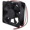 12X12 CM 12038HS 120X120X38MM 12 VOLT 0.25A  PLASTİK KASA FAN 2 KABLOLU SOKETLİ (4549)