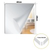 40X40CM KENDİNDEN YAPIŞKANLI ESNEK PVC DUVAR AYNASI PANEL STİCKER ÇIKARTMA (4549)