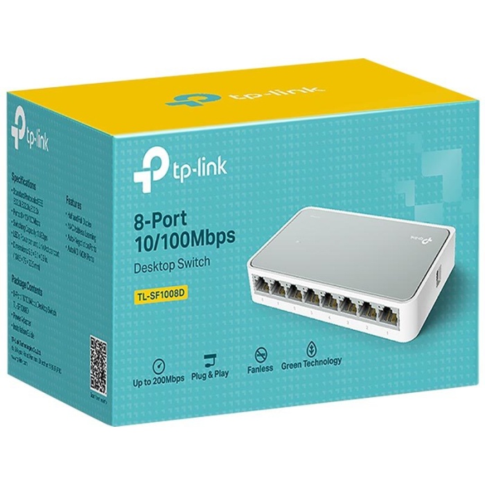 TP-LINK TL-SF1008D 8 PORT 10/100 SWITCH (4549)