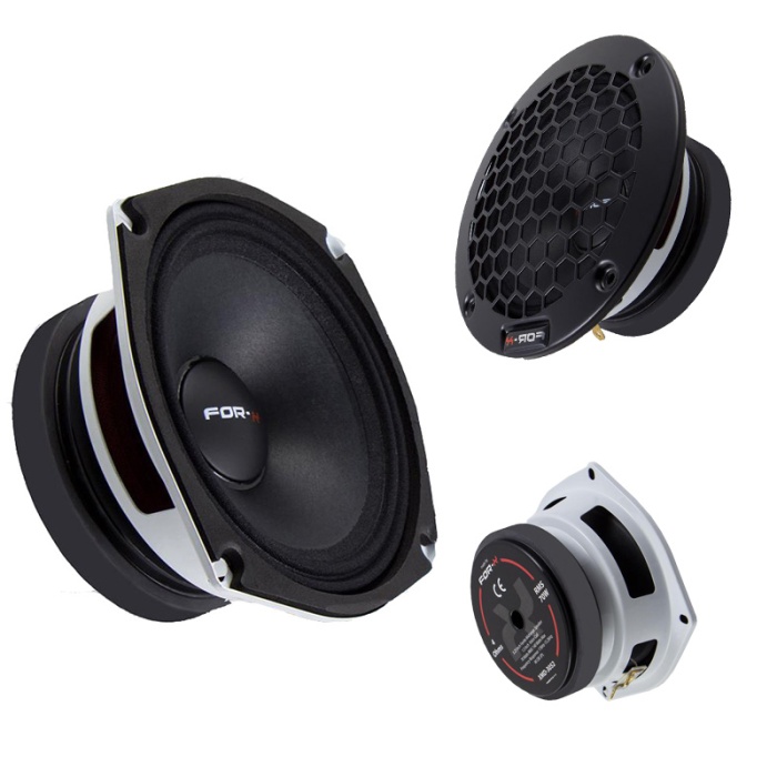 FOR-X XMD-3052 13 CM 180W 80W RMS BEYAZ MIDRANGE OTO HOPARLÖR (4549)