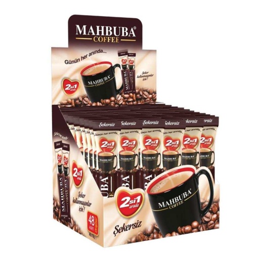 Mahbuba 2si1 Arada Şekersiz Hazır Kahve 48x10gr