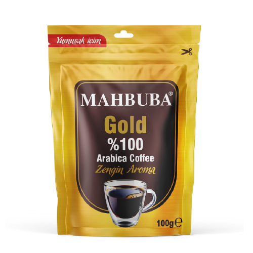 Mahbuba Çözünebilir %100 Arabica Gold Kahve Tam Kıvamında 100gr