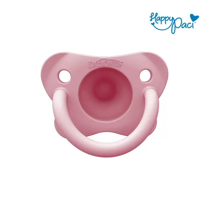 DRBROWNS HAPPYPACI SILIKON EMZIK 0-6 AYLIK: PEMBE KOD:PS11007