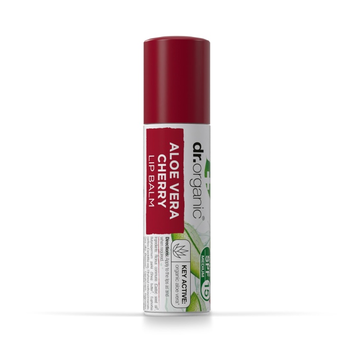 DR.ORGANIC ALOE & CHERRY VERA LIP BALM -5.7ML