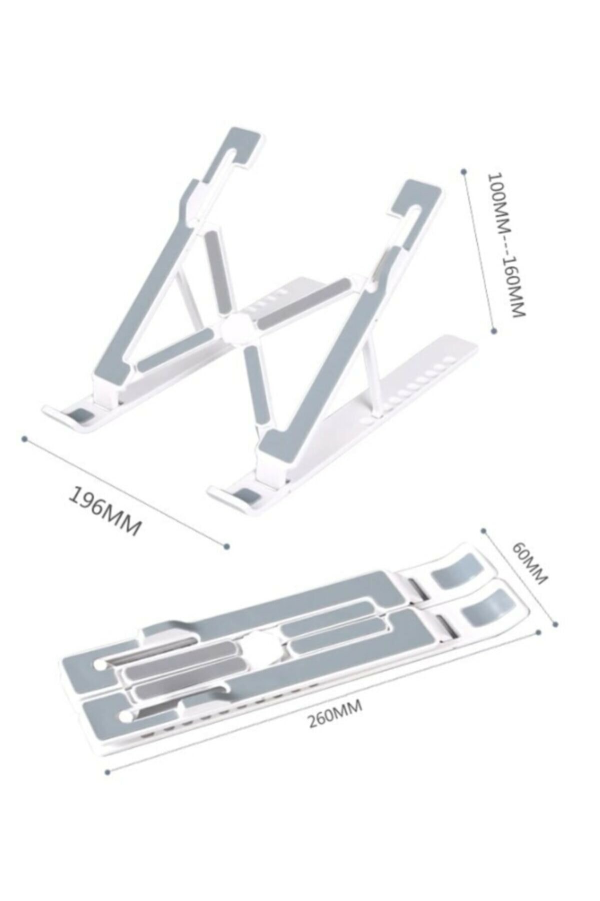 Kaymaz Tabanlı Ayarlanabilir Laptop Standı