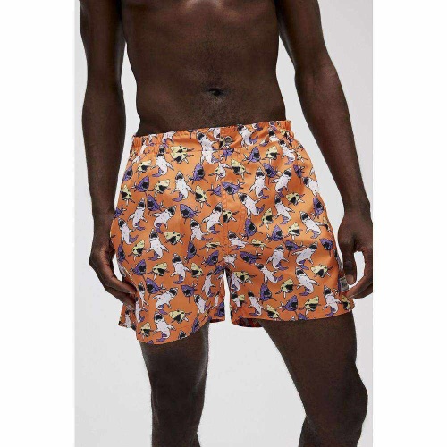 Bad Bear Erkek Megalodon Swimshort - Turuncu