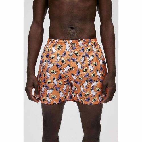 Bad Bear Erkek Megalodon Swimshort - Turuncu