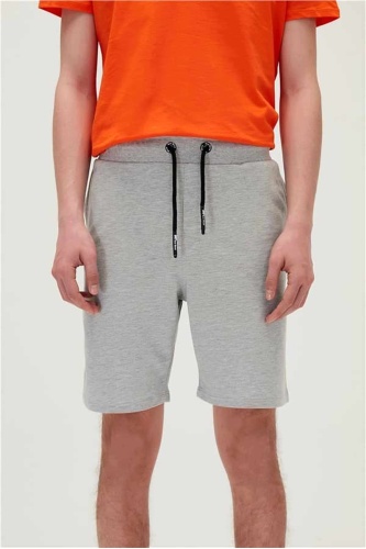 Bad Bear Erkek  Şort Dısplay Sweatshort - Gri Melanj