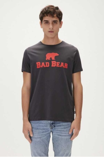 Bad Bear Tee Bisiklet Yaka Erkek Tişört - Antrasit