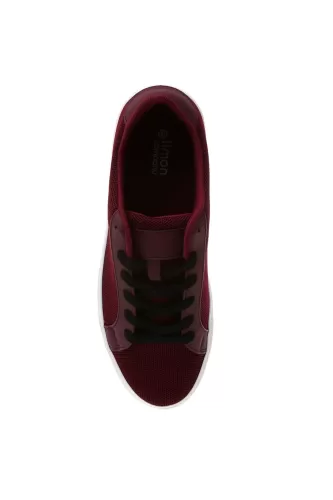 Limon Nerbert Erkek Sneaker-Bordo