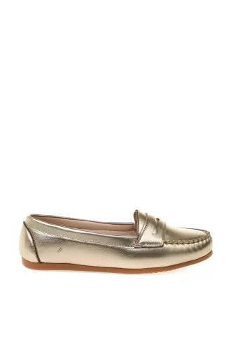 Limon Samos Kadın Loafer - Gold