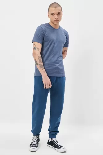 Riders Lee Crew Neck Erkek T-shirt-Indigo