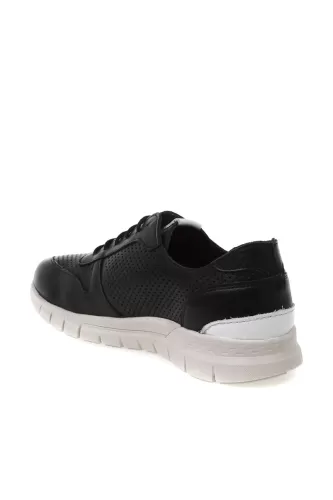 Cotton Bar Bianca Erkek Sneaker-Siyah