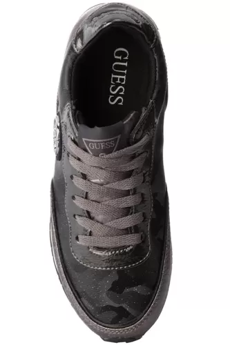 Guess Desenli Kadın FLSNN3FAB12 Sneaker - Gri