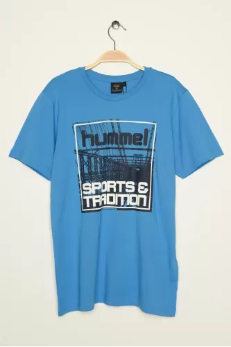 Hummel Hmlalbus Erkek T-Shirt-Mavi