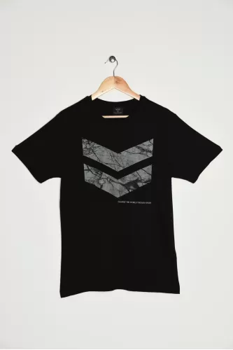 Hummel Erkek T-Shirt-Siyah