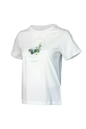 Hummel Kadın T-shirt - Beyaz