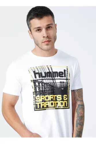 Hummel Erkek T-Shirt-Beyaz