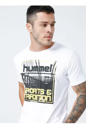 Hummel Erkek T-Shirt-Beyaz