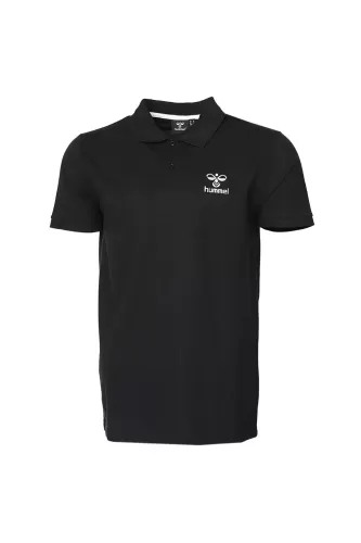 Hummel Erkek Polo Yaka T-Shirt-Siyah