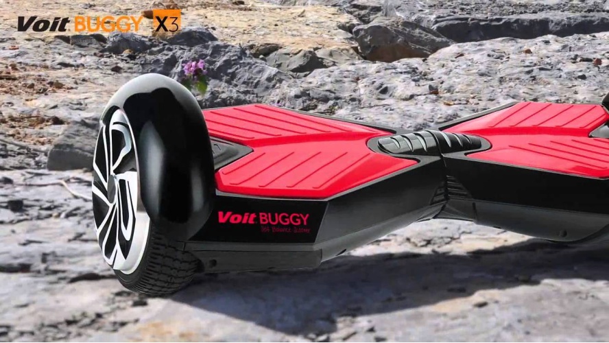 Voit Buggy X3 Smart Self Balance Elektrikli KayKay-Siyah/Kırmızı