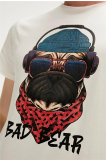 Bad Bear Reckless 3D Tişört - Beyaz